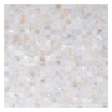 Backsplash Wall Floor White Bathroom Mother of Pearl Mosaic Tiles